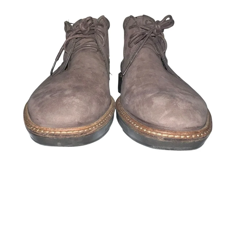 ECCO ST.1 Hybrid‎ Phorene Chukka Boots Mens 8 EU 42 Brown Nubuck Waterproof